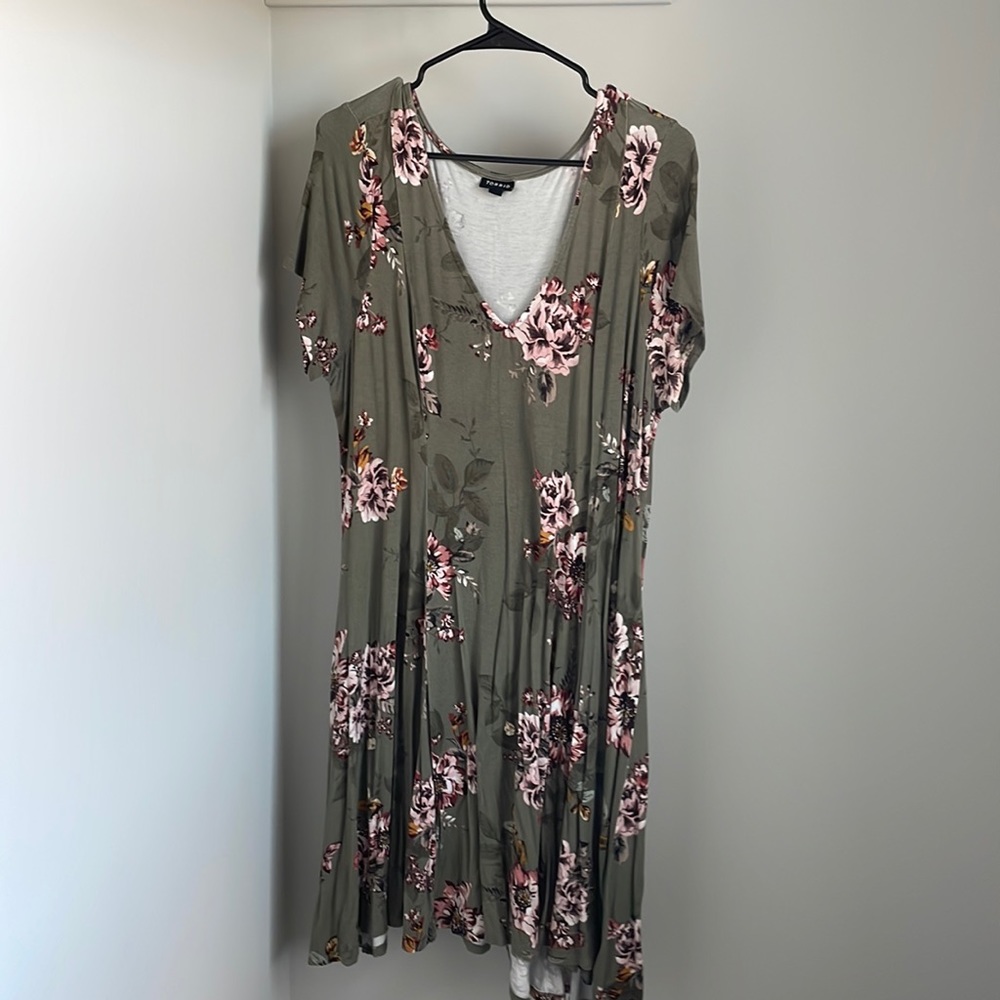 Torrid green tshirt dress